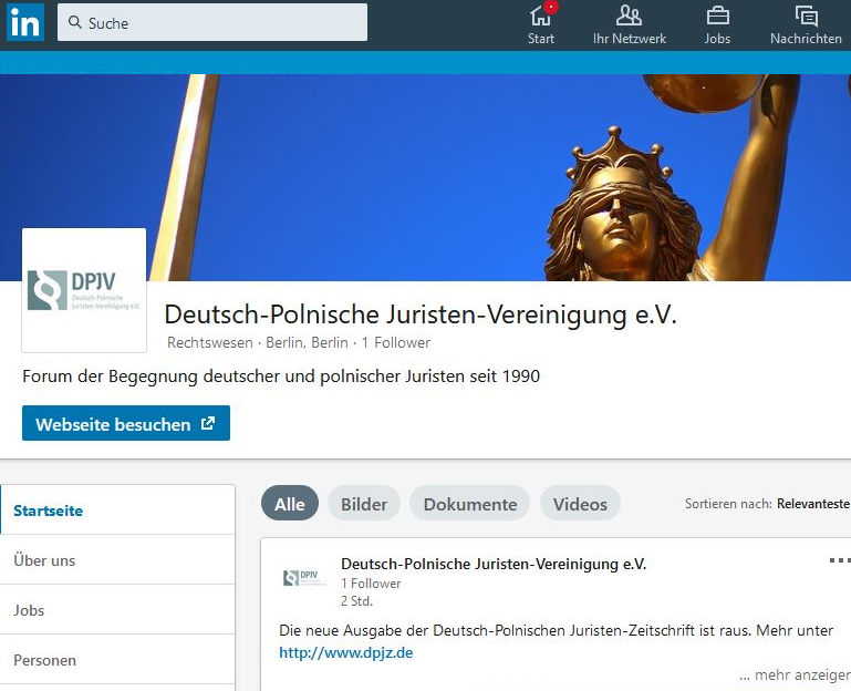 DPJV bei LinkedIn