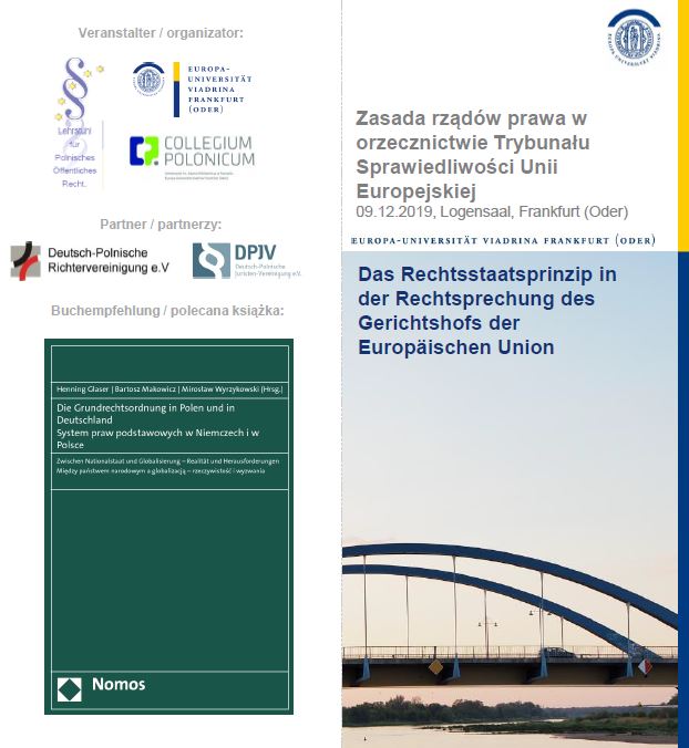 Zustand der Rechtsstaatlichkeit in Polen, Deutschland und der Europäischen Union