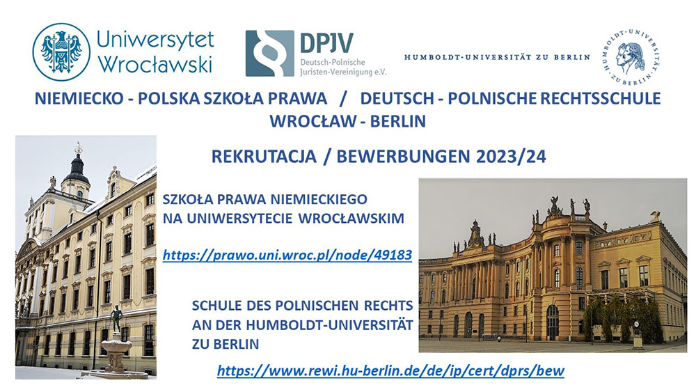 DEUTSCH-POLNISCHE RECHTSSCHULE WROCŁAW – BERLIN