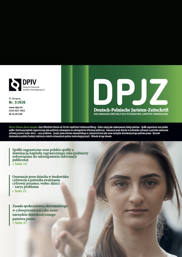 Neue Ausgabe der DPJZ